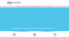 Desktop Screenshot of leadershipsouthdakota.com